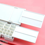 AOOKMIYA  Artist Moisturizing Empty Watercolor Paint Palette With Lid Art Portable Sealed Paint Box For Gouache Acrylic Oil Painting