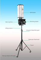 Automatic Badminton Ball Feeding Training Machine S3025 Shuttlecock Feeder Siboasi Practice Shooting Badminton Serve Machine