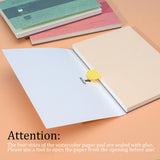 BAOHONG 32K Academy Watercolor Paper Pad 300g 100% Cotton Acid Free Pure Cotton Watercolor Papers 20 Sheets