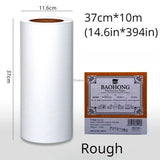 BAOHONG Watercolor Paper 300g Natural White 100% Cotton 14.6in*394in (37cm*10m) Profissional Long Rolling Paper Cold Press Rough