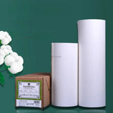 BAOHONG Watercolor Paper 300g Natural White 100% Cotton 14.6in*394in (37cm*10m) Profissional Long Rolling Paper Cold Press Rough