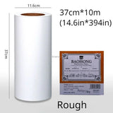 BAOHONG Watercolor Paper 300g Natural White 100% Cotton 14.6in*394in (37cm*10m) Profissional Long Rolling Paper Cold Press Rough