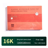 BAOHONG Watercolor Paper,Profession Academy Examination Paper,Sketching,Drawing,Art Class Student Art Stationary Supplies