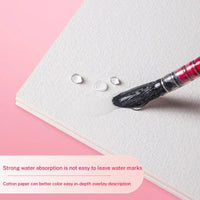 Baohong 100% Cotton Artist Watercolor Drawing Paper 20 Sheetes 32K 16K Water Color Paper Acuarela Art Student School Supplies