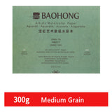 Baohong 100% Cotton Artist Watercolor Paper 300g 20 sheets Professional Water Color Sketchbook Drawing Painting Pad