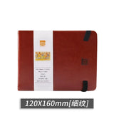 Baohong 100% Cotton PU Watercolor Paper Book 300g 24sheets Portable Travel Watercolor Sketchbook Acuarelas Art Supplies