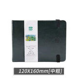 Baohong 100% Cotton PU Watercolor Paper Book 300g 24sheets Portable Travel Watercolor Sketchbook Acuarelas Art Supplies