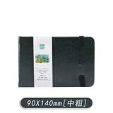 Baohong 100% Cotton PU Watercolor Paper Book 300g 24sheets Portable Travel Watercolor Sketchbook Acuarelas Art Supplies