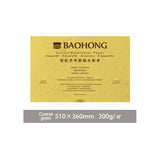 Baohong 300g 100% Cotton Artist Watercolor Drawing Paper Pad 20sheets Aquarell Watercolor Sketchbook  For Painting Art Supplies