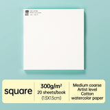 Baohong 300g 100% Cotton Artist Watercolor Drawing Paper Pad 20sheets Aquarell Watercolor Sketchbook  For Painting Art Supplies