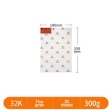 Baohong 300g 100% Cotton Artist Watercolor Drawing Paper Pad 20sheets Aquarell Watercolor Sketchbook  For Painting Art Supplies