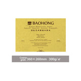 Baohong 300g 100% Cotton Artist Watercolor Drawing Paper Pad 20sheets Aquarell Watercolor Sketchbook  For Painting Art Supplies