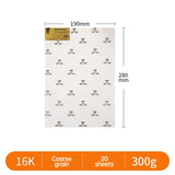 Baohong 300g 100% Cotton Artist Watercolor Drawing Paper Pad 20sheets Aquarell Watercolor Sketchbook  For Painting Art Supplies