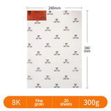 Baohong 300g 100% Cotton Artist Watercolor Drawing Paper Pad 20sheets Aquarell Watercolor Sketchbook  For Painting Art Supplies