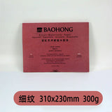 Baohong Artist's Watercolor Book 300g 100% Cotton aquarelle Paper Fine/Medium/Rough Art Supplies