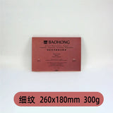 Baohong Artist's Watercolor Book 300g 100% Cotton aquarelle Paper Fine/Medium/Rough Art Supplies