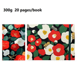 Baohong Handmade Watercolor book 100% Cotton 300g Travel Notebook 32k 16k 20 Pages medium Portable Beginner's Drawing Sketchbook