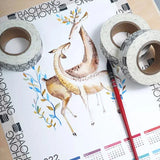 Baohong Masking Tape Pattern Painting White Space Sticker Students Drawing Special Sketching Gouache Water Tape Art Supplies