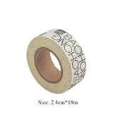 Baohong Masking Tape Pattern Painting White Space Sticker Students Drawing Special Sketching Gouache Water Tape Art Supplies