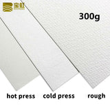 Baohong Watercolor Paper 100% Cotton 32K/16K/8K 300g 20 Sheetes Professional Water Color Paper  Acuarela Art Supplies