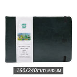 Baohong Watercolor Paper Pad 100% Cotton PU 24 Sheets 300g Fine Medium Portable Travel Painting Sketchbook Acuarelas Art Supply