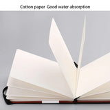 Baohong Watercolor Paper Pad 100% Cotton PU 24 Sheets 300g Fine Medium Portable Travel Painting Sketchbook Acuarelas Art Supply