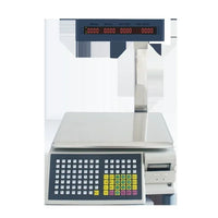 Barcode Scale Label Printing Balance For (TM-15A-5D) Digital Electronic Scale & Printer English Russia Arabic Spanish
