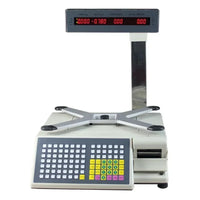 Barcode Scale Label Printing Balance For (TM-15A-5D) Digital Electronic Scale & Printer English Russia Arabic Spanish
