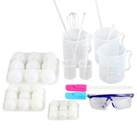 Bath Bomb Soap Making Set Spherical Silicone Mold Comprehensive Soap Making Tools
