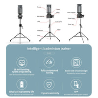 Best Selling Smart Auto Launcher High Speeding Sport Training Custom Logo Badminton Ball Machine For Outdoor