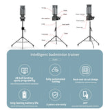 Best Selling Smart Auto Launcher High Speeding Sport Training Custom Logo Badminton Ball Machine For Outdoor
