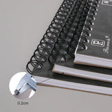 Bloco de desenho para Sketchbook Profissional, Papel Sem Ácido, Ideal para Mídia Seca, Perfeito para Iniciantes, A3, A4, A5, 24 Folhas, 160gsm