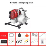 Bomba De Irrigação De Jardim, motor a gasolina de 4 tempos, portátil Farmland Irrigação MachineGarden Grass Rega Bomba