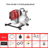 Bomba De Irrigação De Jardim, motor a gasolina de 4 tempos, portátil Farmland Irrigação MachineGarden Grass Rega Bomba