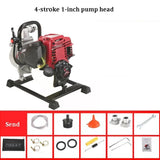 Bomba De Irrigação De Jardim, motor a gasolina de 4 tempos, portátil Farmland Irrigação MachineGarden Grass Rega Bomba