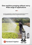 Bomba Submersível De Aço Inoxidável, Irrigação Agrícola, Água Limpa, Casa, Lavagem De Carro, Rega Vegetal, 220V