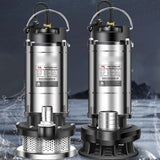 Bomba Submersível De Aço Inoxidável, Irrigação Agrícola, Água Limpa, Casa, Lavagem De Carro, Rega Vegetal, 220V