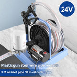 Bomba de óleo diesel elétrica Bomba de óleo pequena Medição Pistola de reabastecimento Equipamento portátil, 12V, 24V, 220V