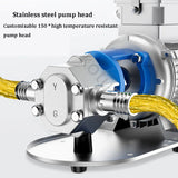 Bomba de óleo hidráulico auto escorvante elétrica, bomba diesel do óleo do querosene, aço inoxidável