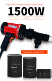Bomba elétrica portátil do tambor da mão, bomba de óleo industrial de alta potência, cilindro do óleo diesel, 220V