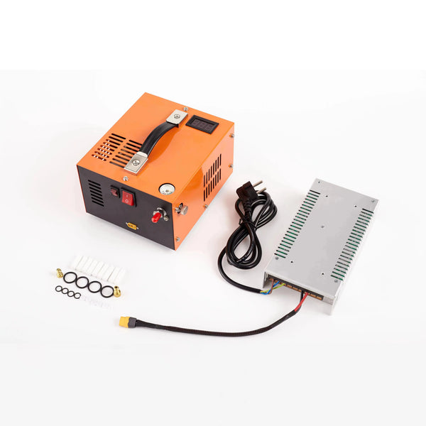 Bomba submersível do compressor de ar, apropriada para a garrafa do mergulho do rifle do ar, bomba do carro, 12V, 110V, 220V, 300Bar