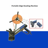 Borda manual portátil Banding Machine, curvo e reto, Carpintaria, 220V, 2000W