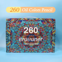 Brutfuner 260Colors Oil Wood Colored Pencils Watercolor Pencil Sketch Drawing Pencil Set For Painting Art Office Supplies