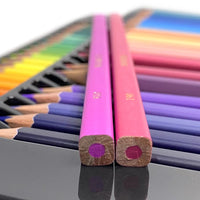 AOOKMIYA Brutfuner NEW 72/120Colors Oil Color Pencils Square Trendy Pastel Colored Pencil For Drawing Sketch Student Tin Box Art Supplies