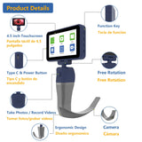 CR-45 Anesthesia Intubation Video Laryngoscope, 4.5 inch HD Touchscreen, Compatible with 11 Reusable Laryngoscope Blades