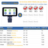 CR-45 Anesthesia Intubation Video Laryngoscope, 4.5 inch HD Touchscreen, Compatible with 11 Reusable Laryngoscope Blades
