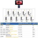 CR-45 Anesthesia Intubation Video Laryngoscope, 4.5 inch HD Touchscreen, Compatible with 11 Reusable Laryngoscope Blades