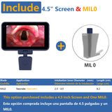 CR-45 Anesthesia Intubation Video Laryngoscope, 4.5 inch HD Touchscreen, Compatible with 11 Reusable Laryngoscope Blades