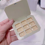 Caixa De Embalagem De Tinta Aquarela Portátil, Mini Paleta De Aquarela, Viagem Pintura Aquarela Embalagem, Art Supplies, 9-Grid