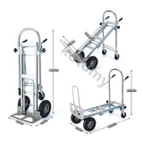 Caminhão De Mão De Logística Expressa, Carrinho Dolly Dobrável, Toda A Placa Plana De Alumínio, Manuseio De Carrinho De Carga